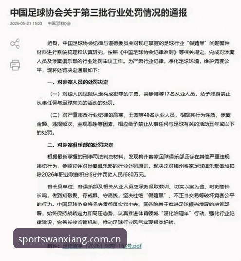 中国足球协会公布第三批禁足名单最新动态，万象体育官网深度解析行业整治风暴